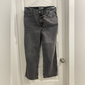Abercrombie & Fitch Charcoal High Rise Jeans